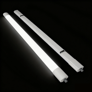ไฟ LED Tri Proof พร้อมเซ็นเซอร์ตรวจจับความเคลื่อนไหวแบบไมโครเวฟ กันน้ำ IP65 โคมไฟแบบเส้น 18W 36W 45W ติดตั้งแบบแขวนหรือแบบติดผนัง สำหรับคลังสินค้า โรงรถ - Product Image 3