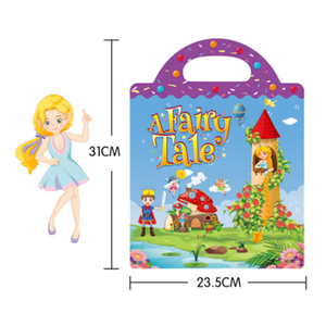 Jouets d'apprentissage précoce livre silencieux enfants éducatif occupé livre dessin animé réutilisable amovible autocollant livres pour les tout-petits - Product Image 6