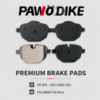Pastiglie Freno in Ceramica Premium Set Pastiglie Freno a Disco per BMW Serie 5 F10 F11 F18 Asse Posteriore Certificato ECE R90 Basso Contenuto di Polvere OE 34216862202
