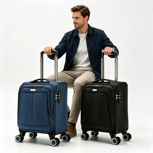 Valigia Trolley Classica di Grande Capacità, Impermeabile, <span class=keywords><strong>in</strong></span> <span class=keywords><strong>Tessuto</strong></span> Morbido e Resistente, Bagaglio a Mano, Produzione Diretta OEM - Product Image 6