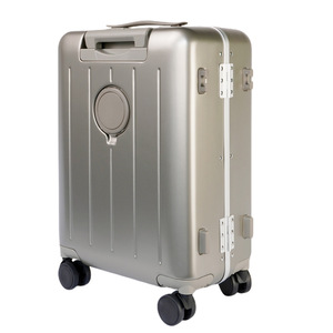 Maleta de Viaje Horizontal de 18 Pulgadas con Apertura Frontal, 4 Ruedas, Material de PC, Color Titanio, para Viajes de Negocios - Product Image 2