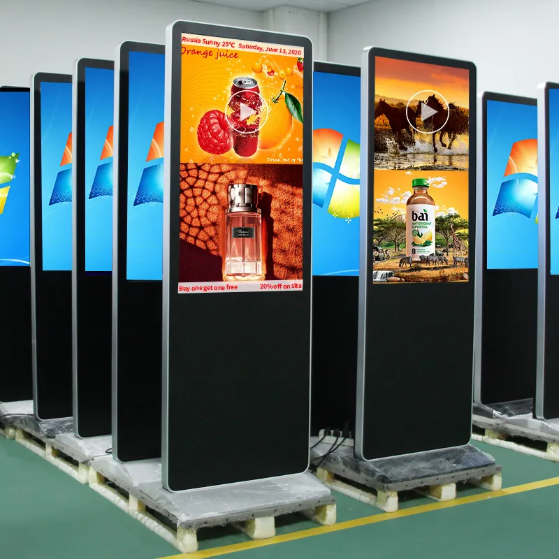 Tela de toque bems/benshi, tela de toque para publicidade interna, jogadores, assinatura digital e exibe anúncios de projetor de kiosk