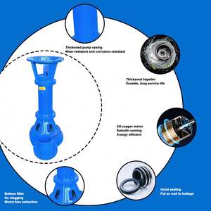 Bomba de Lodo Vertical Sumergible de Eje Extendido Personalizada, Bomba de Arena para Dragado de Ríos, Bomba para Impurezas - Product Image 5