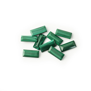 <span class=keywords><strong>Malachite</strong></span> naturale naturale rettangolare di alta qualità 3-20mm di <span class=keywords><strong>Malachite</strong></span> naturale con taglio sfaccettato - Product Image 3