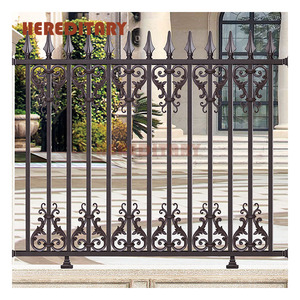 Decorative Garden <strong>Metal</strong> Fencing Wall <strong>Spike</strong> <strong>Fence</strong> Post Aluminum Alloy Garden <strong>Fence</strong> - Product Image 3
