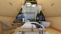 Maisons triangulaires, maisons préfabriquées à bas prix, maisons modulaires, maisons conteneurs, maisons en bois en forme de A, maisons de camping, hôtels, maisons