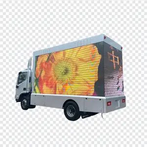 Camion mobile de 3D LED, camion de la publicité de LED, camion mené d'étape, camions mobiles menés, camion mobile visuel 3D