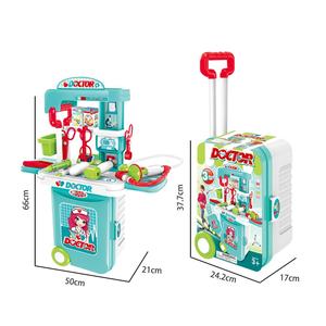 Set Medico Giocattolo 3 in 1 per Bambini, Valigetta Portatile per Gioco di Ruolo, Kit Medico in Plastica per Piccoli Dottori - Product Image 6