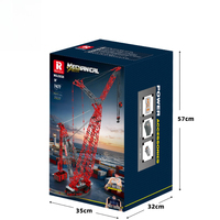 Reobrix 22028 2026 Nuevo Modelo de Grúa SK6000, Vehículo de Ingeniería Urbana, Bloques de Construcción Educativos, Juguetes, Regalos