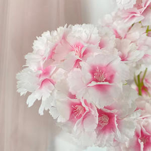 रंगीन चेरी फूल नकली फूलों की शादी भोज सजावट रंगीन रोमांटिक चेरी फूलों - Product Image 5