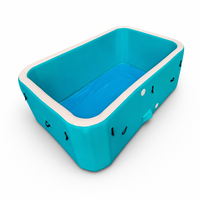 Baignoire à glace gonflable haute pression DWF |   Piscine de récupération froide en tissu brossé épaissi pour athlètes |   Série LSBSC