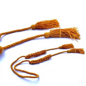 สายบิวเกิ้ลเคลือบด้วยพู่สีทองสำหรับเสื้อผ้าและข้อบังคับกำหนดเอง - Product Image 1