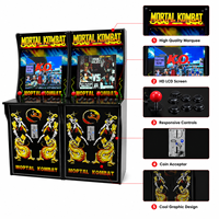 Machine de jeu d'arcade Mortal Kombat pour 2 joueurs, borne verticale, console de jeu de combat, machine d'arcade rétro à monnayeur
