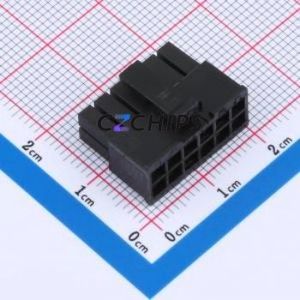 XDWF-C3030MY-2*6P Housing (Wire-to-Board / Wire-to-Wire) P=3mm Connector 2x6P 3mm 2 6 - Product Image 1