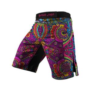 Short de sport à Logo personnalisé pour hommes, pantalon de survêtement en éponge française, short de motard, short en maille de couleur unie, logo personnalisé décontracté - Product Image 1