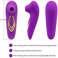 Klitoris-Saugvibratoren Brustwarzen-Oralstimulation Klitoris-Sauger Rosen-Massagegerät Vibrator Erotikspielzeug für Frauen Paare Lila