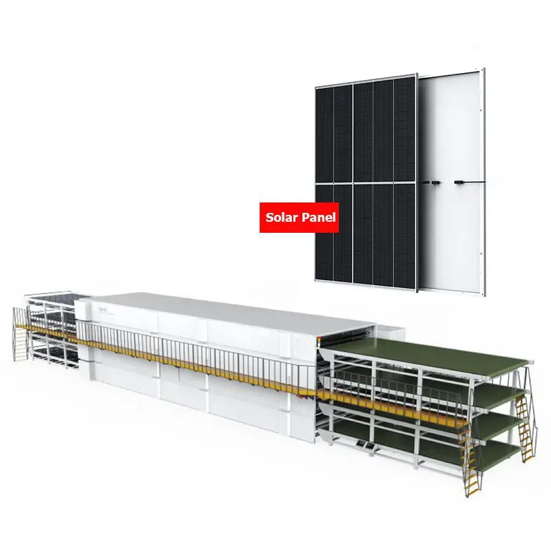 Paneles solares inteligentes fuera de la red 100 MW 200 MW 500 MW máquina de fabricación de paneles solares línea de producción llave en mano