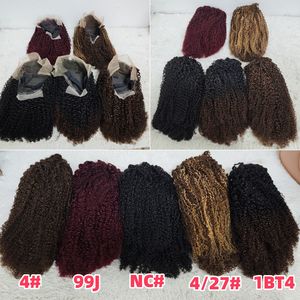 Promotion Letsfly : Perruque Jerry Curly 200% en Cheveux Humains Naturels, Couleur Naturelle, Lace Front 13x4, pour Femmes Noires, 250 grammes - Product Image 2