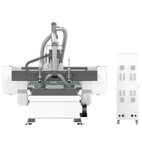 Routeur cnc 1325 à 5 axes pour la fabrication de meubles intelligents, appareil de gravure pour porte en bois, à vendre