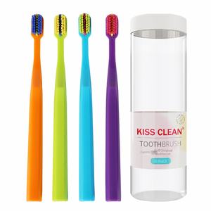 Sikat Gigi Manual Dewasa Bulu Lembut dengan Gagang Plastik untuk Perawatan Mulut di Rumah - Product Image 5