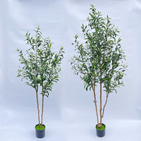 Arbre d'olivier artificiel en pot, design moderne et luxueux, plastique, haute simulation, pour la maison et le jardin, bonsaï