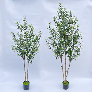 Albero di <span class=keywords><strong>Ulivo</strong></span> Artificiale in Vaso, Design Moderno e Lussuoso, Alta Simulazione in Plastica, Bonsai per Interni e Giardino - Product Image 1