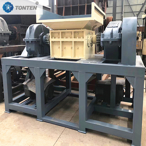 Thiết kế mới Chai PET kim loại giấy PP cục PVC Ống băm nhỏ Máy nhựa đôi trục Shredder máy - Product Image 6