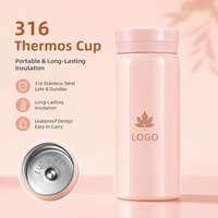 Ensemble cadeau d'entreprise personnalisé avec logo, 3 pièces : carnet en cuir PU, stylo métallique et tasse de voyage isotherme, boîte cadeau haut de gamme