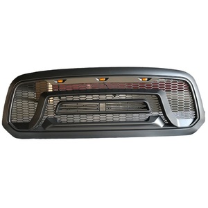 กระจังหน้ารถกระบะ Dodge Ram 1500 รุ่น 68197703AB สีดำและสีเทา ทำจากพลาสติก ABS - Product Image 4