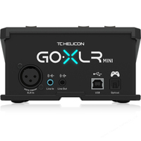 Table de mixage en ligne TC Helicon GoXLR MINI avec interface USB/audio et préampli Midas, officiellement compatible avec Windows