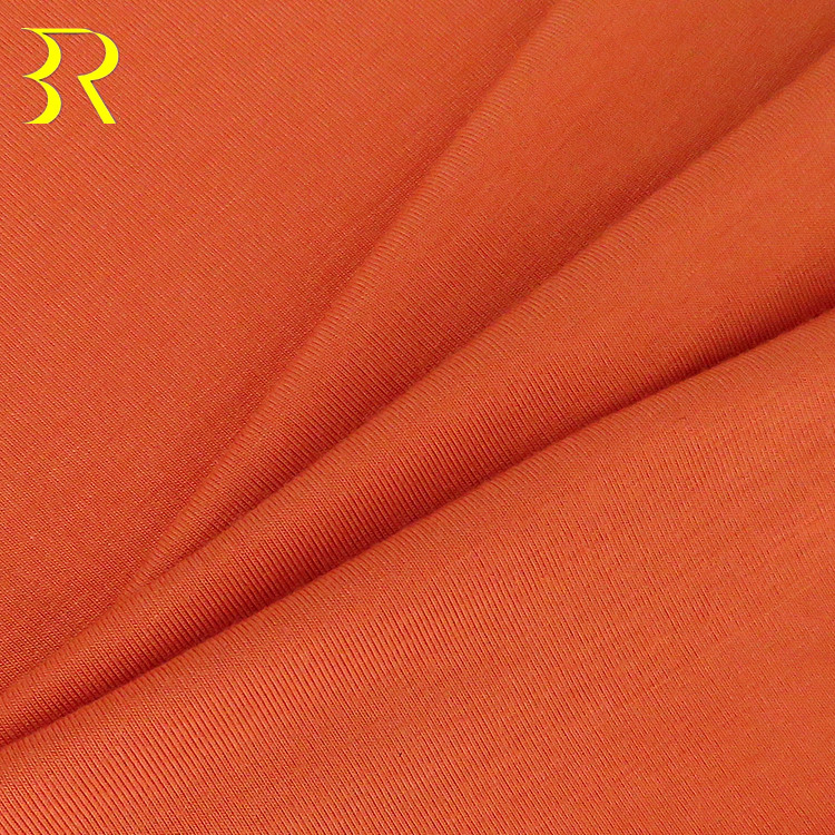 Oeko-Tex стандартная 100 антибактериальная трикотажная одиночная джерси, органическая бамбуковая ткань из спандекса для нижнего белья