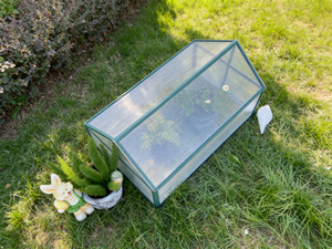 Compact Aluminum PC <strong>Greenhouse</strong> Portable for Home <strong>Balcony</strong> Seedling - Product Image 1