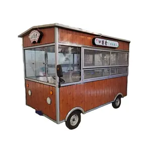 OEM电动快餐亭冰淇淋车热狗咖啡薯片面包车在公园和景点出售