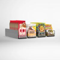 Poussoir magnétique à ressort pour étagères, largeur réglable, pour produits en stock sur les rayonnages de supermarché
