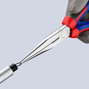 Alicates de punta fina KNIPEX 26 15 200 con corte lateral (tipo pico de cigüeña) y mangos ergonómicos - Product Image 2