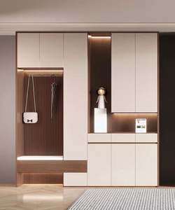 Fabricant de meubles sur mesure Meubles de chambre à coucher Armoire moderne modulaire en bois Design Garde-robe de chambre Style minimaliste - Product Image 4