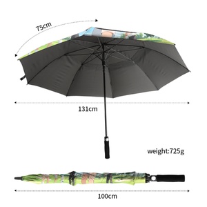 Paraguas de Golf Personalizado con Logotipo, Resistente al Viento, de Poliéster, Apertura Automática, Tamaño Grande de 68 Pulgadas, Impermeable, para Hombre y Mujer - Product Image 5