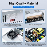 Alimentation à découpage 350W 5V 12V 15V 24V 36V 48V 5A-50A Convertisseur Transformateur Adaptateur 350W Alimentation AC DC