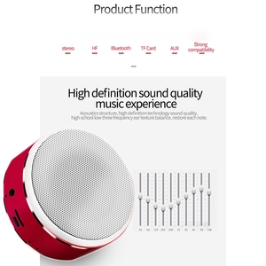 Venta caliente A8 Altavoz <span class=keywords><strong>Bluetooth</strong></span> impermeable <span class=keywords><strong>altavoces</strong></span> inalámbricos portátiles de música estéreo Subwoofer altavoz soporte de Audio TF tarjeta - Product Image 2