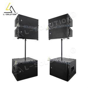 4 pcs hdl20 kép 10 inch dòng mảng loa hoạt động hdl18 điện duy nhất 18 inch loa siêu trầm hộp loa hệ thống âm thanh trong buổi hòa nhạc - Product Image 1