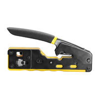 Outil de sertissage tout-en-un EZ, pince multifonction en acier pour connecteurs CAT5 CAT6 RJ45 Rj11 R12