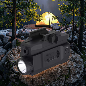 Thiết kế Laser đèn pin chiến thuật màu xanh lá cây Nhôm xách tay dẫn ánh sáng kháng - Product Image 6