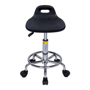 Hiện đại phòng thí nghiệm ghế ESD phân có thể điều chỉnh chiều cao xoay bánh xe tựa lưng chân vòng Bảng điều chỉnh PU da cho bệnh viện phòng thí nghiệm trường - Product Image 1