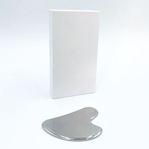Herramienta de Masaje Gua Sha de Acero Inoxidable para Raspado Facial y Corporal con Logotipo Personalizado, Embalaje de Caja de Regalo Impermeable para Uso Doméstico - Product Image 5