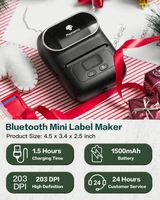 Imprimante d'étiquettes thermiques portable M110 avec interface sans fil USB+BT, compatible iOS et Android, en stock
