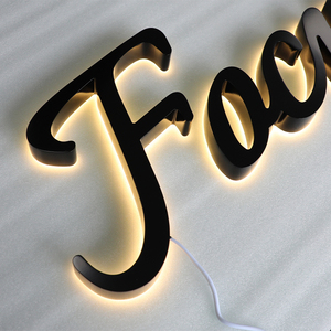 Insegna Pubblicitaria Retroilluminata, Lettere Luminose, Loghi Tridimensionali Illuminati <span class=keywords><strong>per</strong></span> Uso <span class=keywords><strong>Esterno</strong></span> e Decorazione - Product Image 5