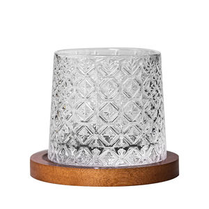 Verre à whisky rotatif créatif en bois de 270 ml, verre à whisky, verre à whisky - Product Image 1