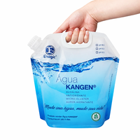 Pochette souple personnalisée avec bec verseur, sac en plastique autoportant pour recharge de lessive, savon liquide, emballage de boissons, sac de lavage écologique réutilisable