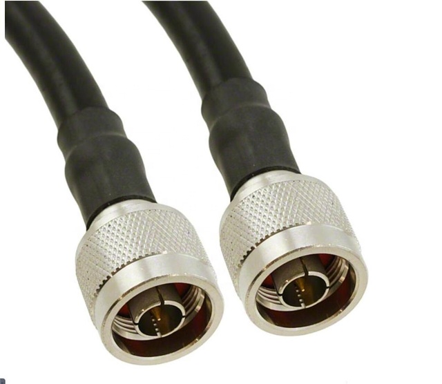 Hot Sale Coaxial RF Cable Assembly Low Loss 50ohm 10m LMR400 Extension Cable with N Type Male to N Type Male Plug