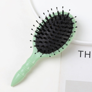 Brosse démêlante Taolu personnalisée avec logo, en poils de sanglier naturels, <span class=keywords><strong>pour</strong></span> extensions de cheveux, utilisation à <span class=keywords><strong>sec</strong></span> et humide, idéale <span class=keywords><strong>pour</strong></span> les cheveux bouclés - Product Image 5